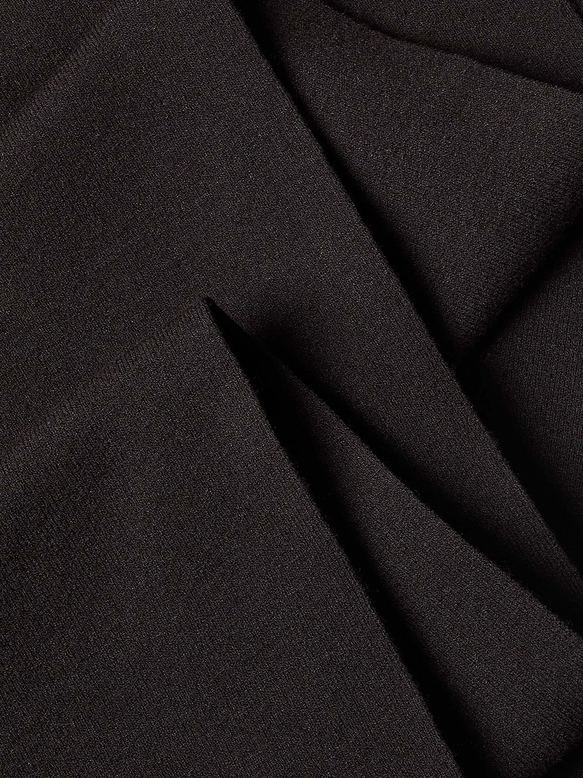 Ck fine rib scarf sciarpa da unisex nero