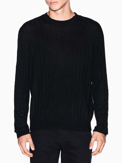 Armani excange pullo maglia da uomo nero