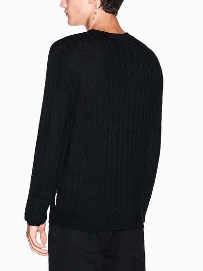 Armani excange pullo maglia da uomo nero