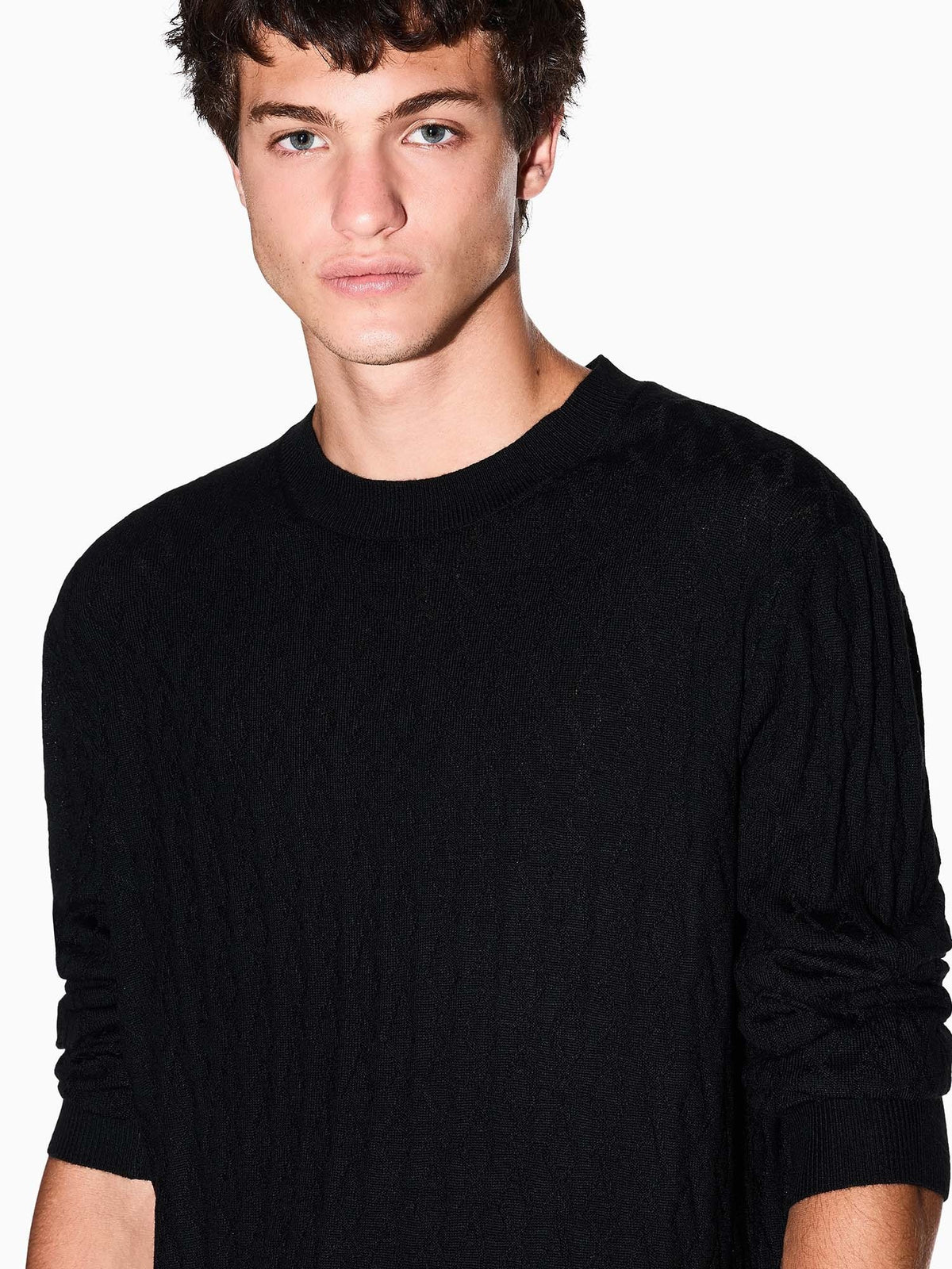 Armani excange pullo maglia da uomo nero