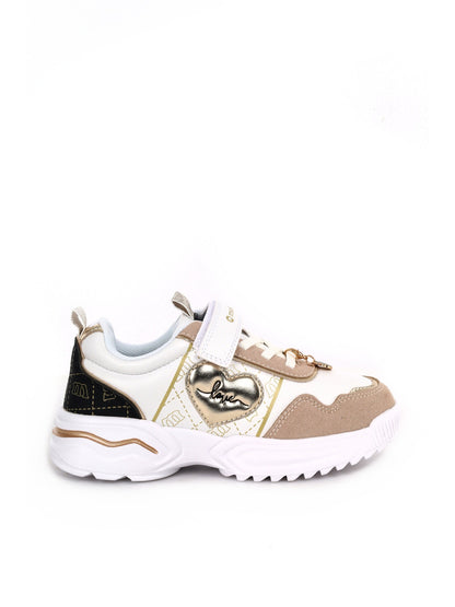 Melania sneakers jr da bambino/a bianco beige