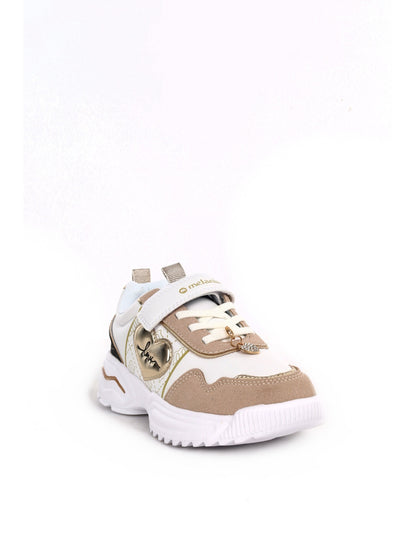 Melania sneakers jr da bambino/a bianco beige