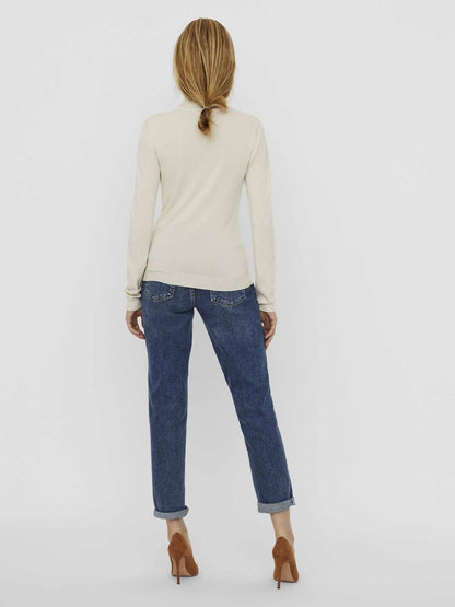Vero moda glory maglia da donna panna