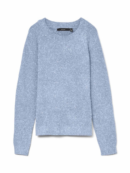 Vero moda doffy maglia da donna celeste