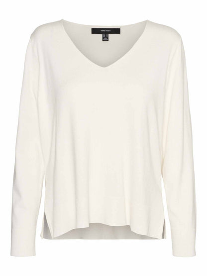Vero moda n. silje maglia da donna panna