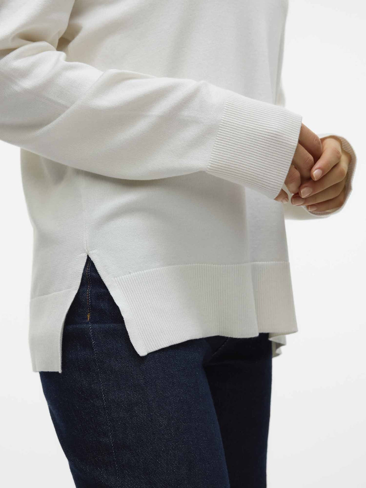 Vero moda n. silje maglia da donna panna