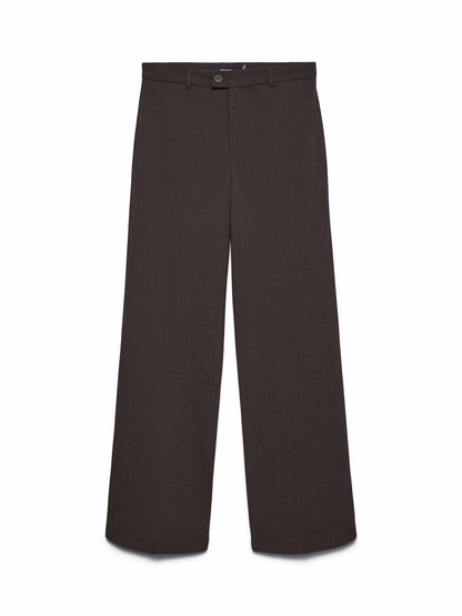 Vero moda texas pantalone da donna cioccolato
