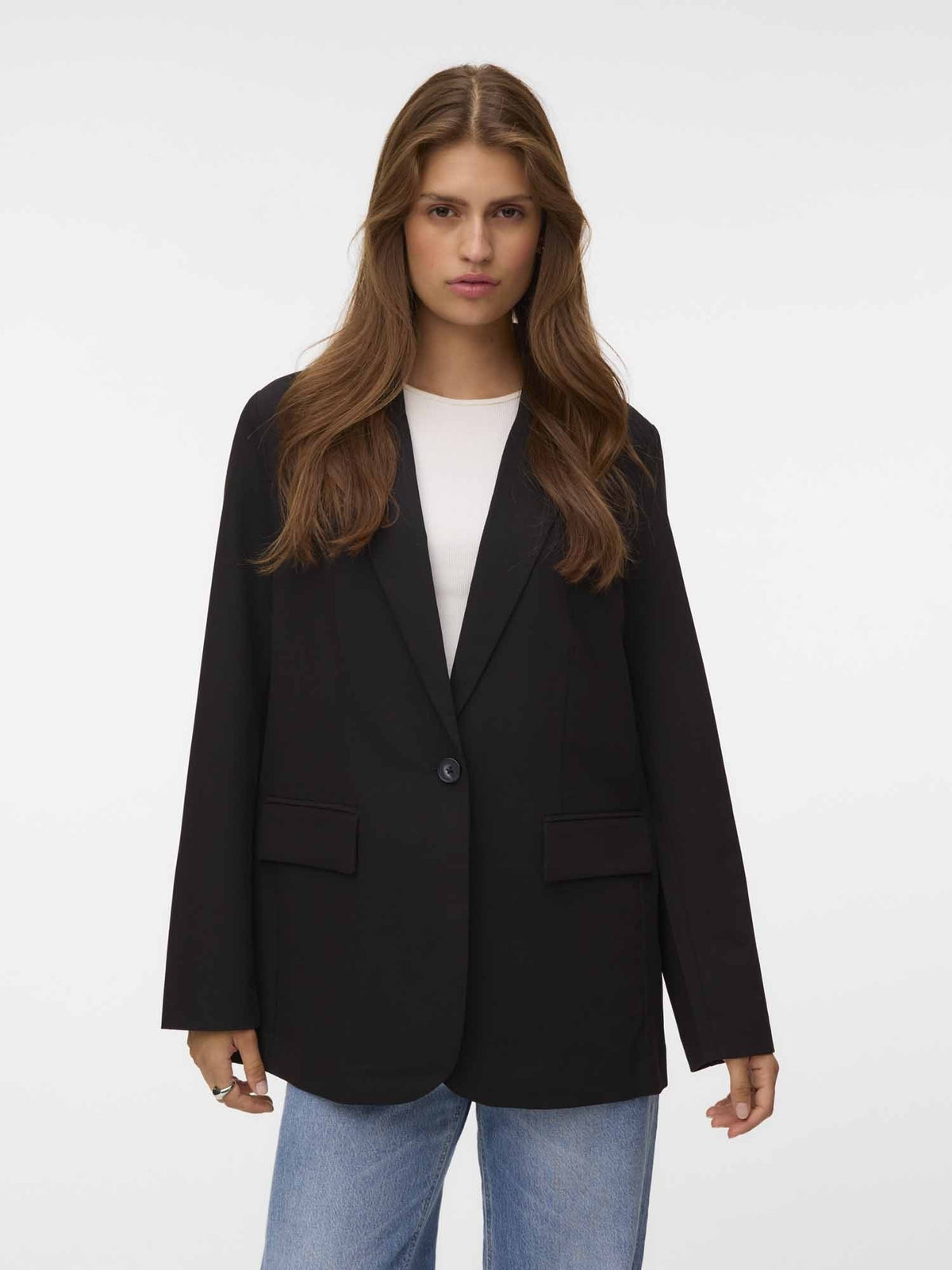 Vero moda texas giacca da donna nero
