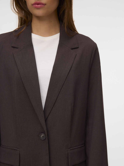 Vero moda texas giacca da donna cioccolato