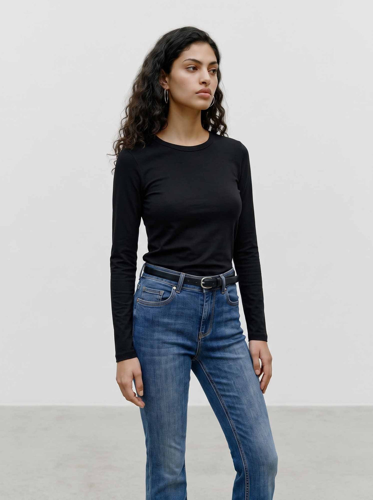 Vero moda ada t-shirt da donna nero