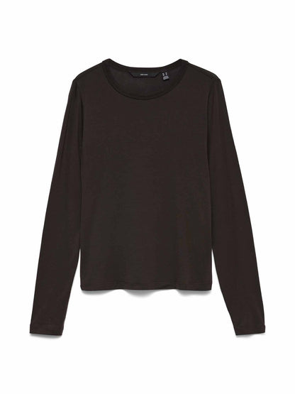 Vero moda ada t-shirt da donna cioccolato