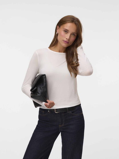 Vero moda ada t-shirt da donna bianco