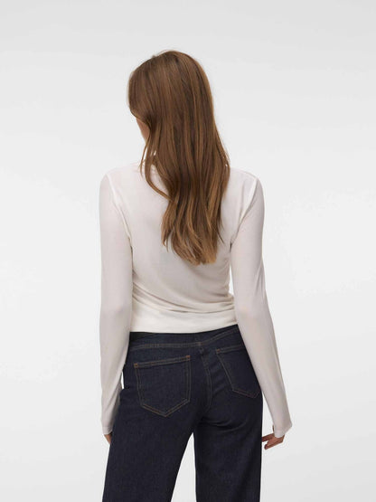 Vero moda ada t-shirt da donna bianco