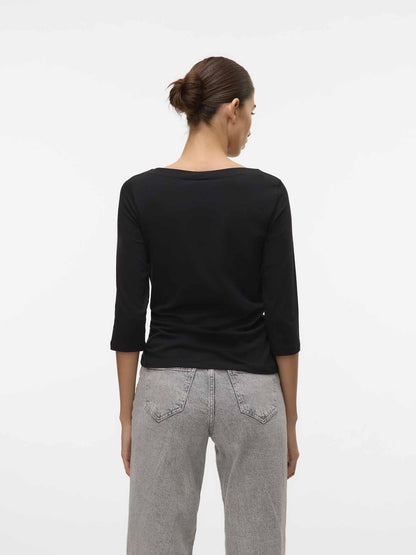 Vero moda panda t-shirt da donna nero