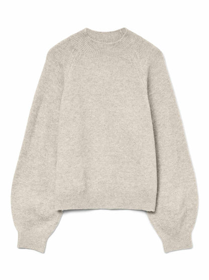 Vero moda leaf maglia da donna panna