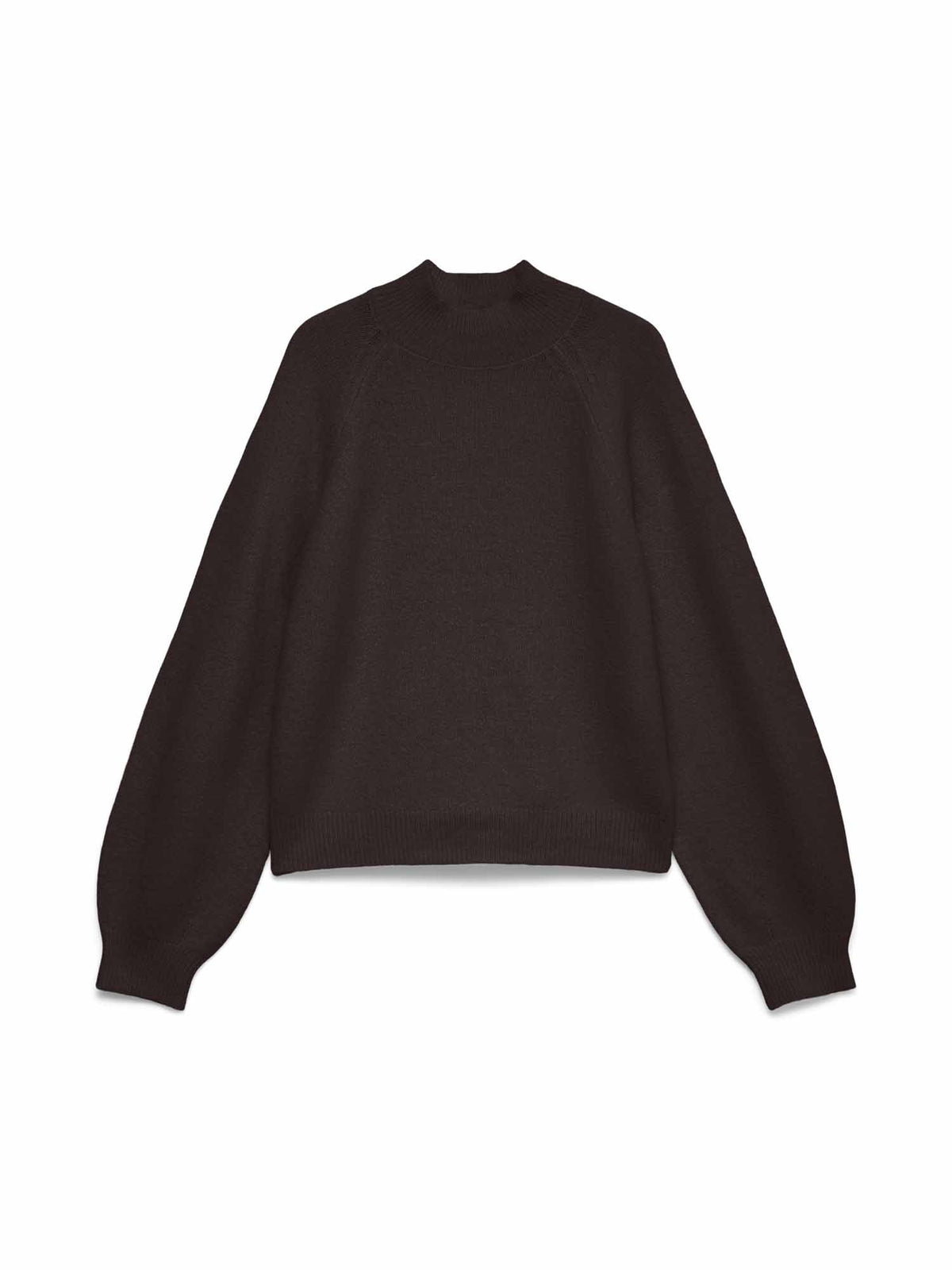 Vero moda leaf maglia da donna cioccolato