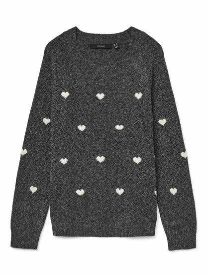 Vero moda doffy maglia da donna antracite