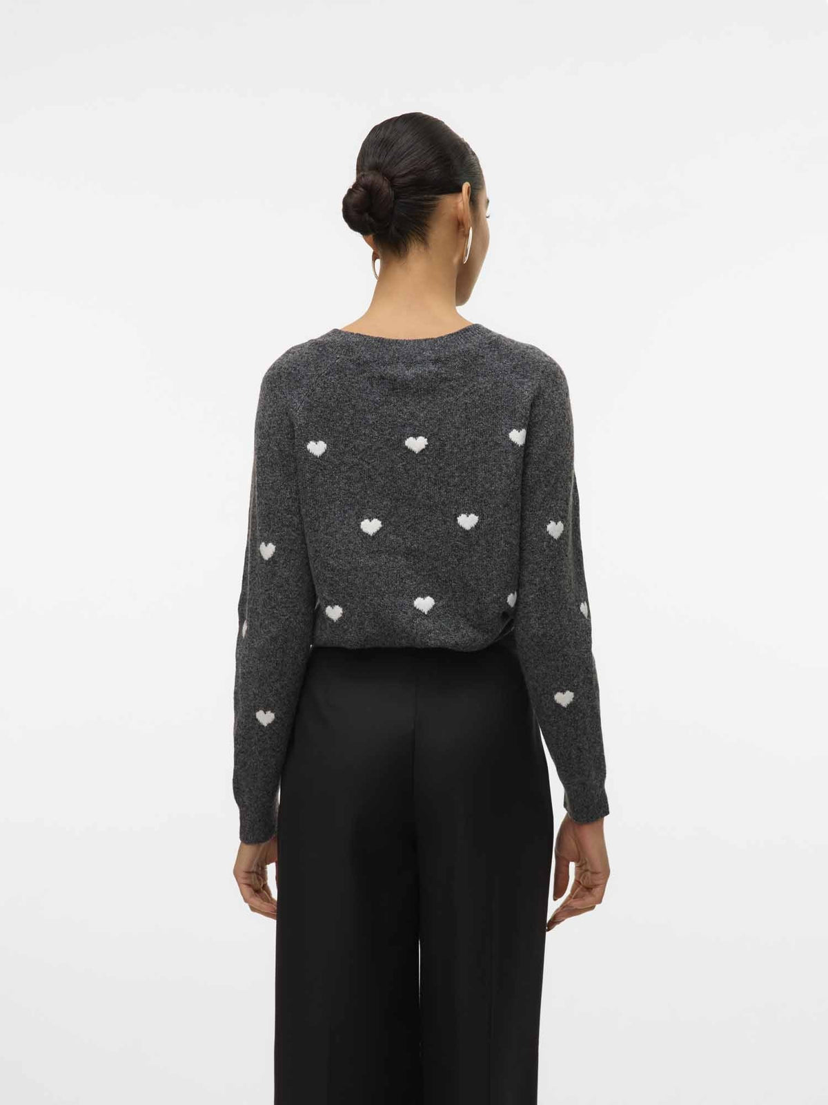 Vero moda doffy maglia da donna antracite