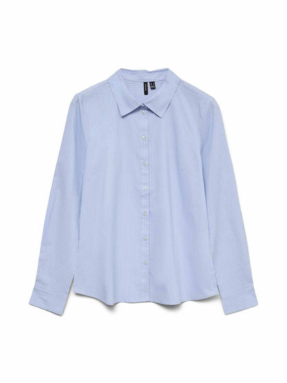 Vero moda sophie camicia da donna celeste