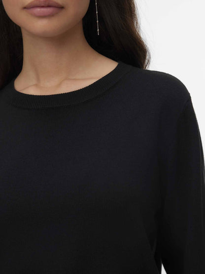 Vero moda silje maglia da donna nero