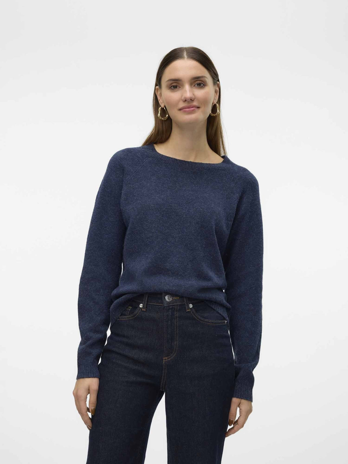 Vero moda doffy maglia da donna blu