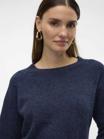 Vero moda doffy maglia da donna blu