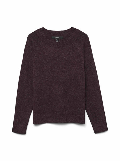 Vero moda doffy maglia da donna vino