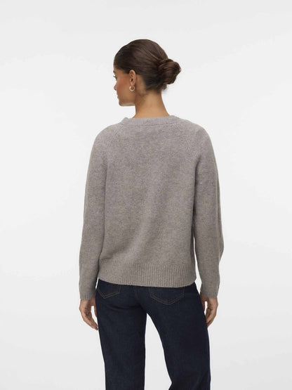 Vero moda boom maglia da donna beige