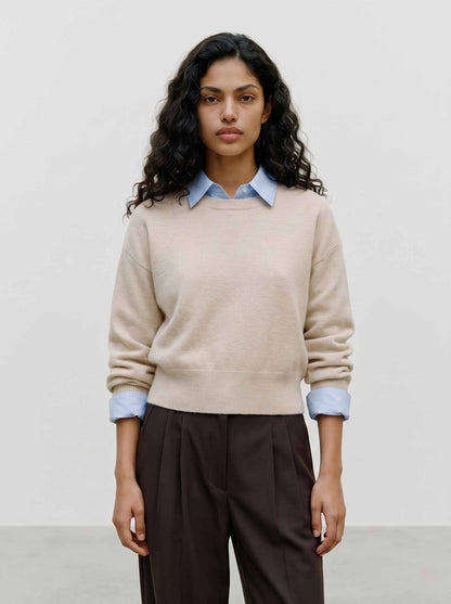 Vero moda kacy maglia da donna beige