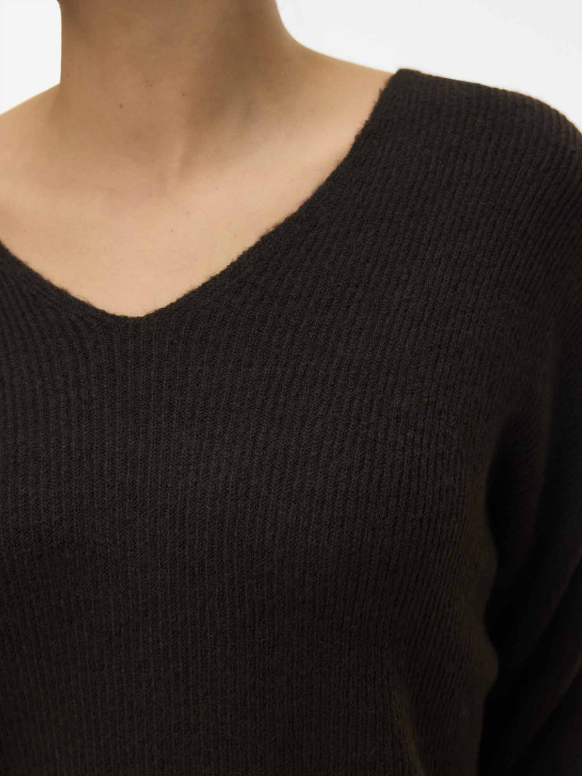 Vero moda crewlefile maglia da donna cioccolato