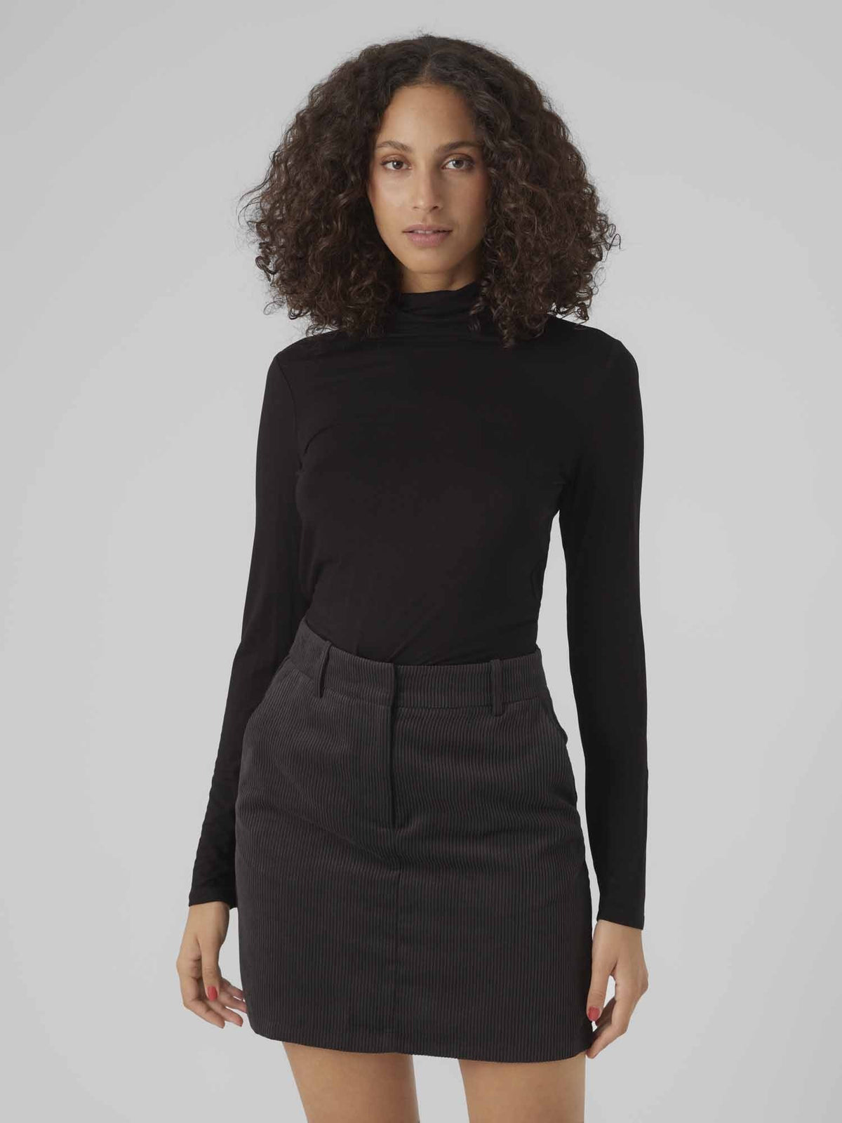 Vero moda alberte t-shirt da donna nero