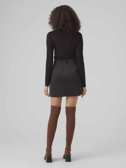 Vero moda alberte t-shirt da donna nero