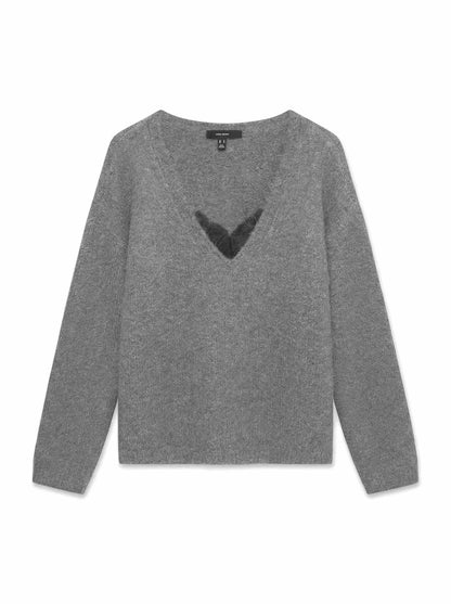 Vero moda berry v maglia da donna grigio