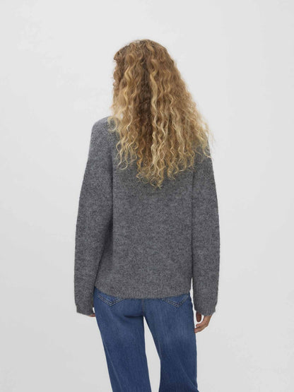 Vero moda berry v maglia da donna grigio