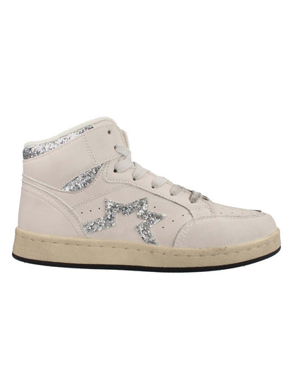 Asso sneakers jr da bambino/a bianco argento
