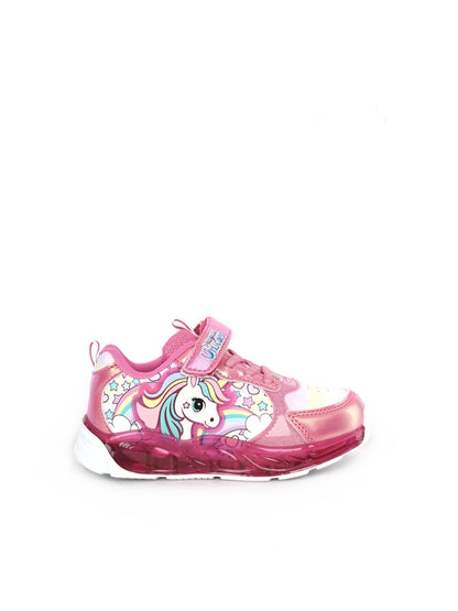 Unicorn sneakers strappo jr da bambino/a fuxia