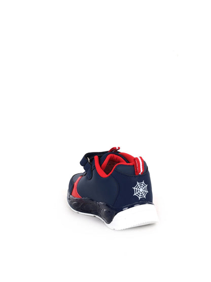 Spiderman sneakers strappo jr da bambino/a blu