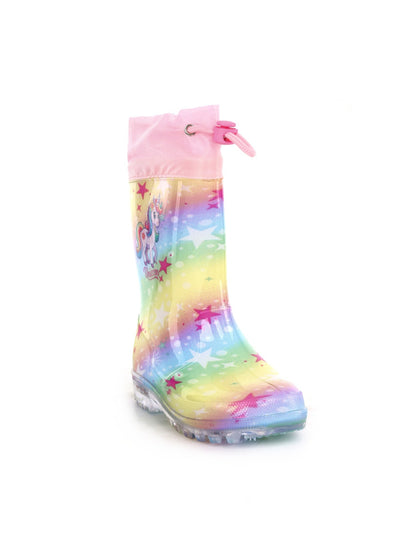 Unicorn pioggia stivale pioggia da bambino/a rosa