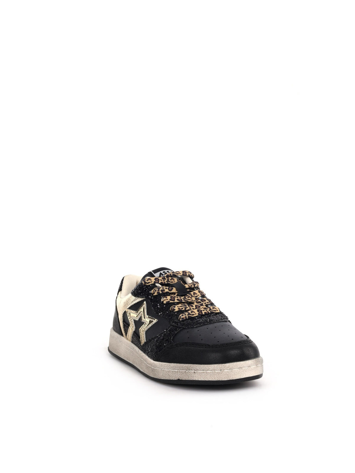 Asso sneakers jr da bambino/a nero oro