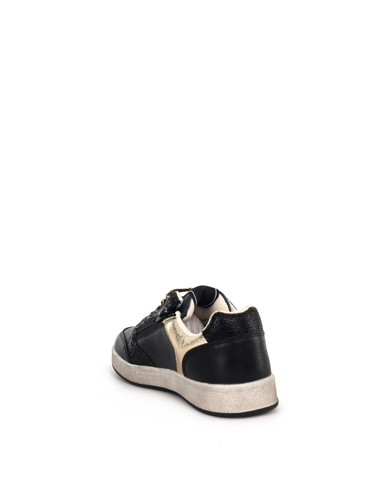 Asso sneakers jr da bambino/a nero oro