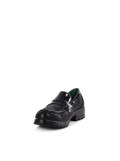 Ecobio vegan mocassi mocassino da donna nero