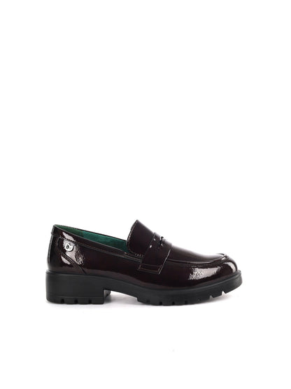 Ecobio vegan mocassi mocassino da donna bordeaux
