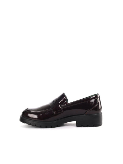 Ecobio vegan mocassi mocassino da donna bordeaux