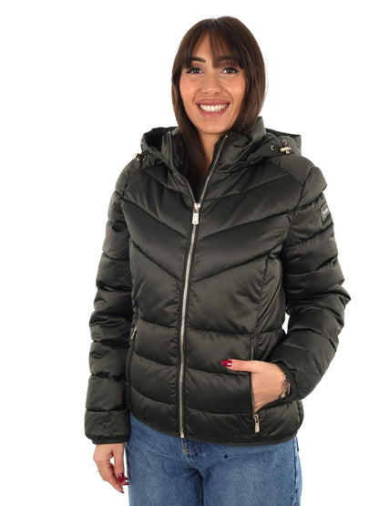 Yes zee giubbino da donna verde militare