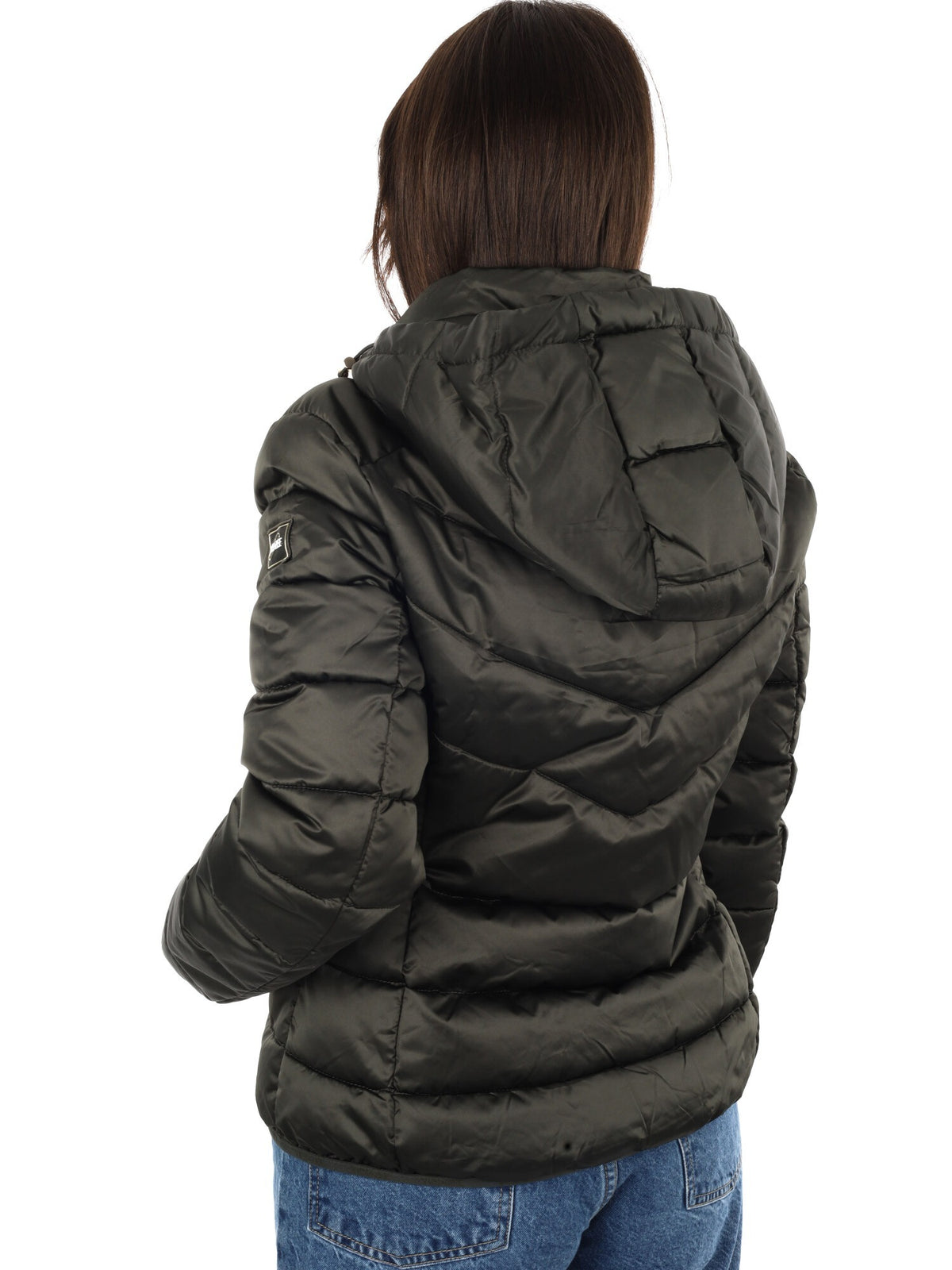 Yes zee giubbino da donna verde militare