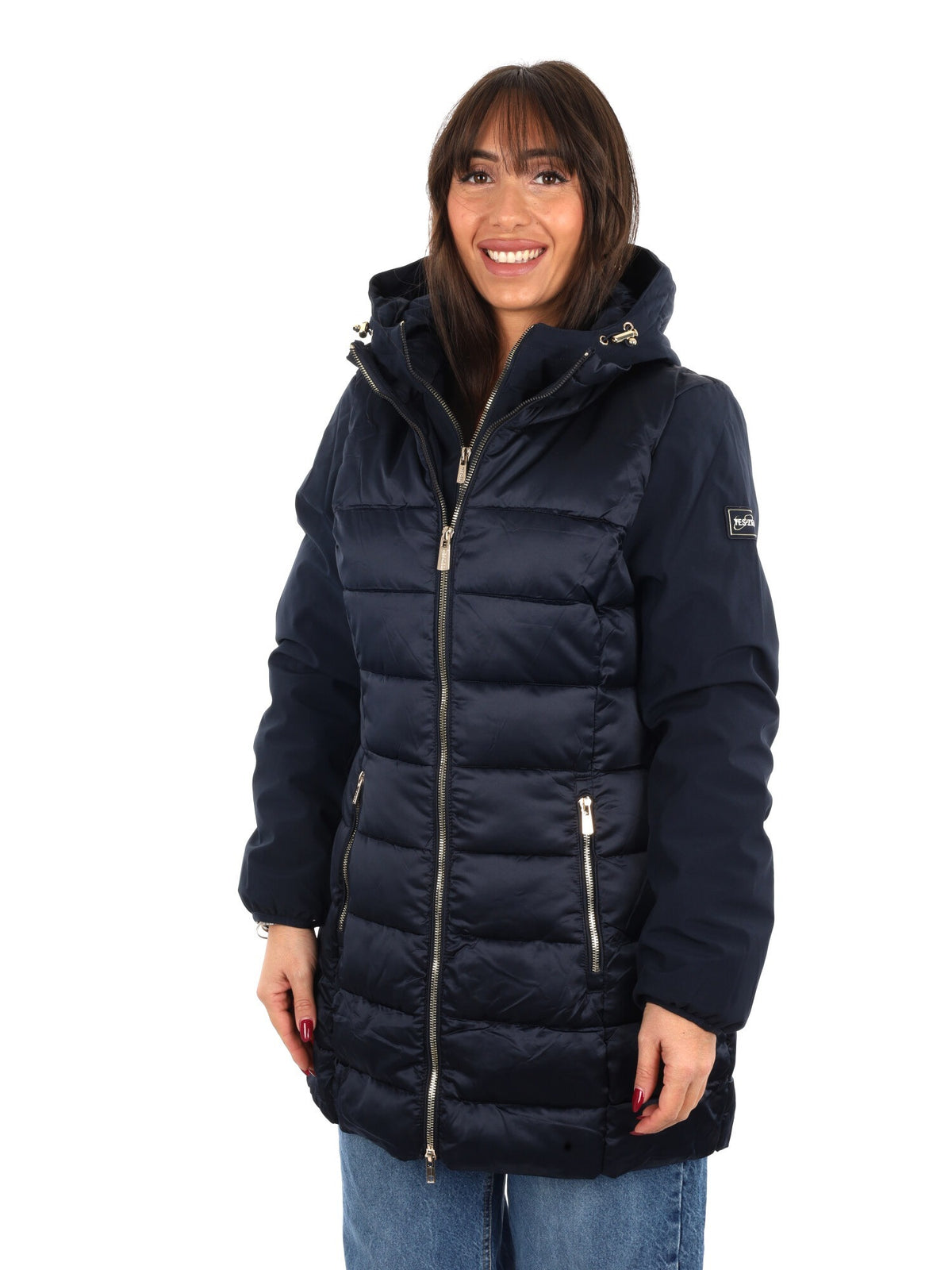 Yes zee giaccone da donna blu