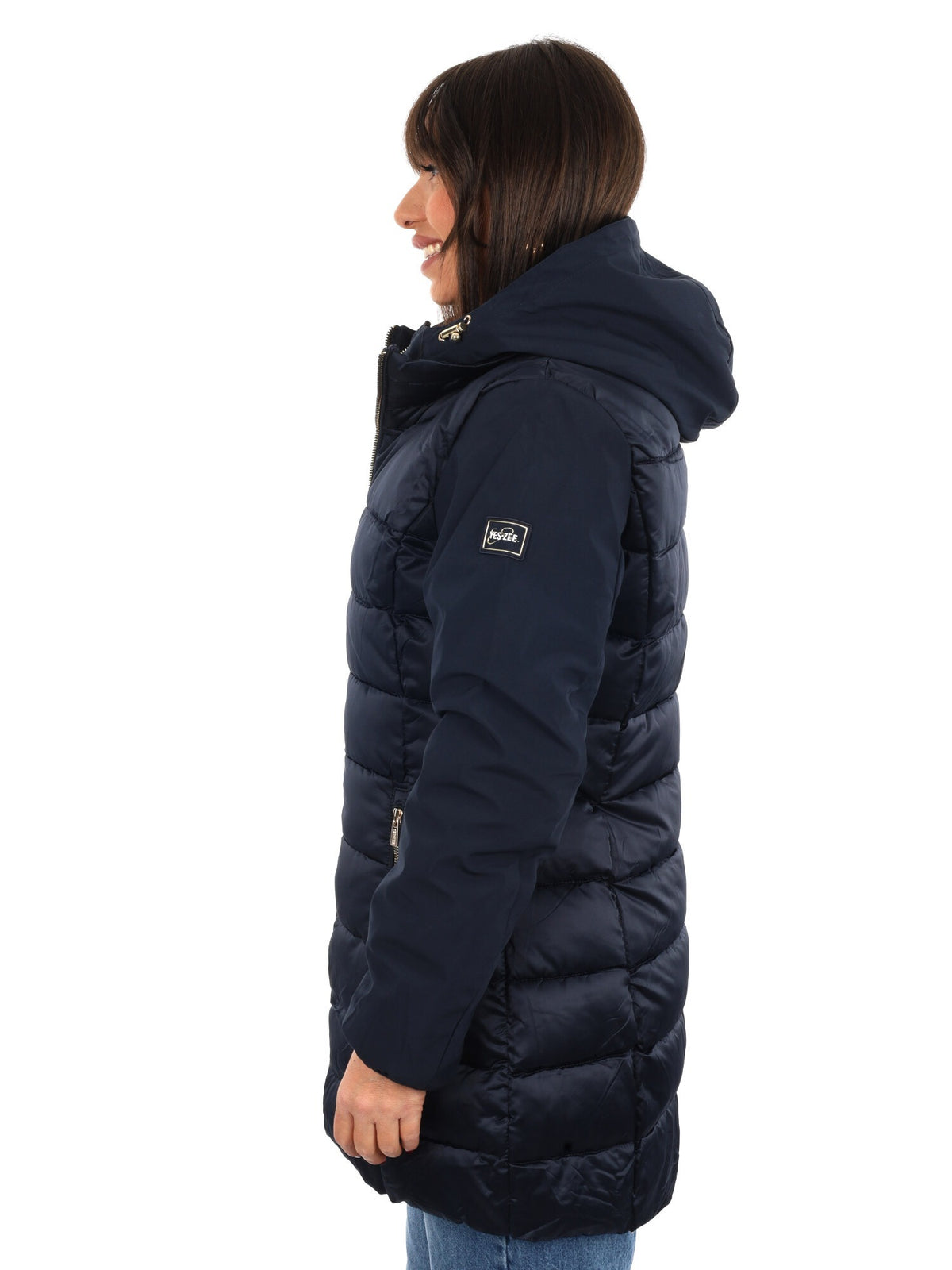 Yes zee giaccone da donna blu
