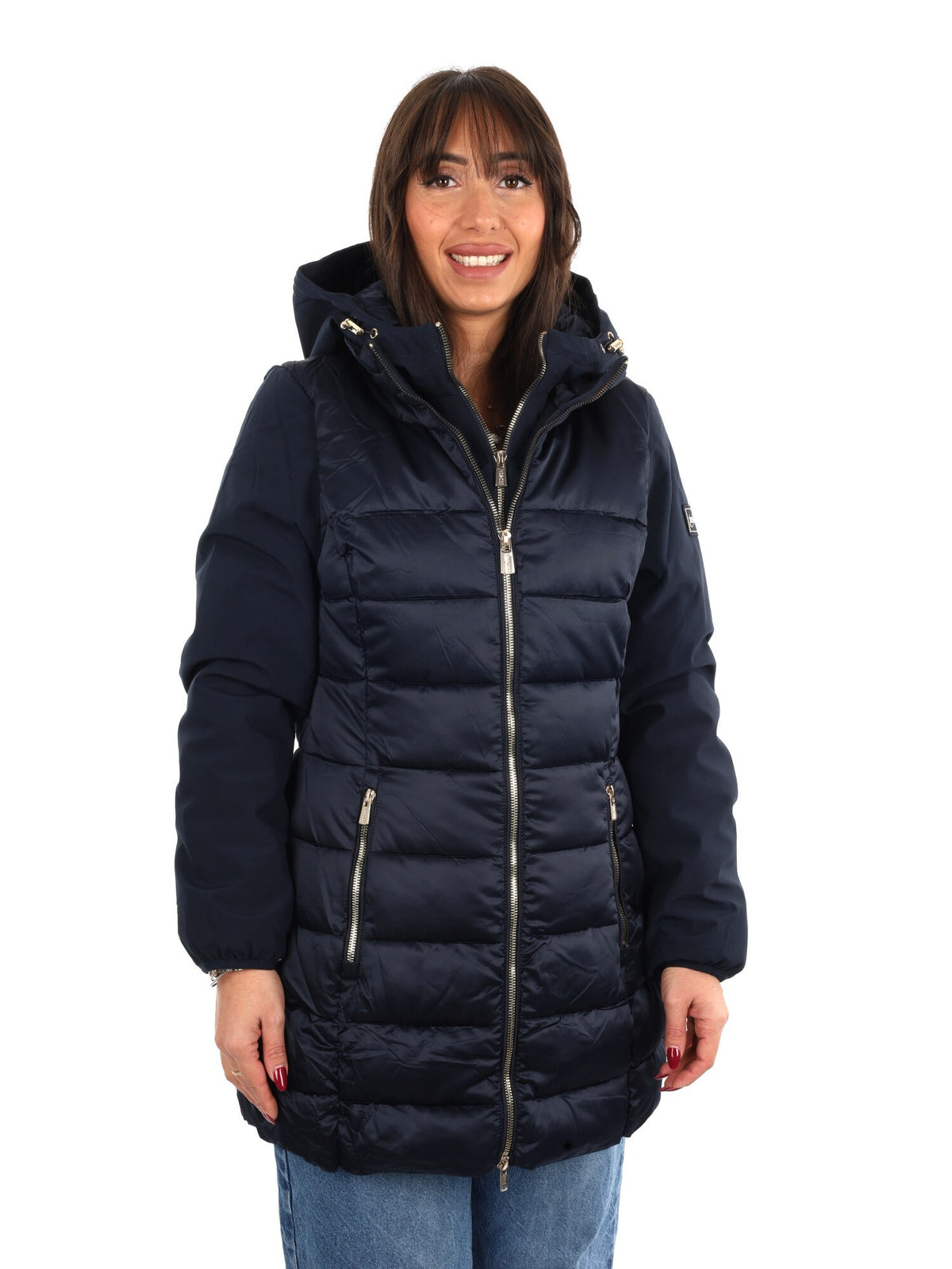 Yes zee giaccone da donna blu