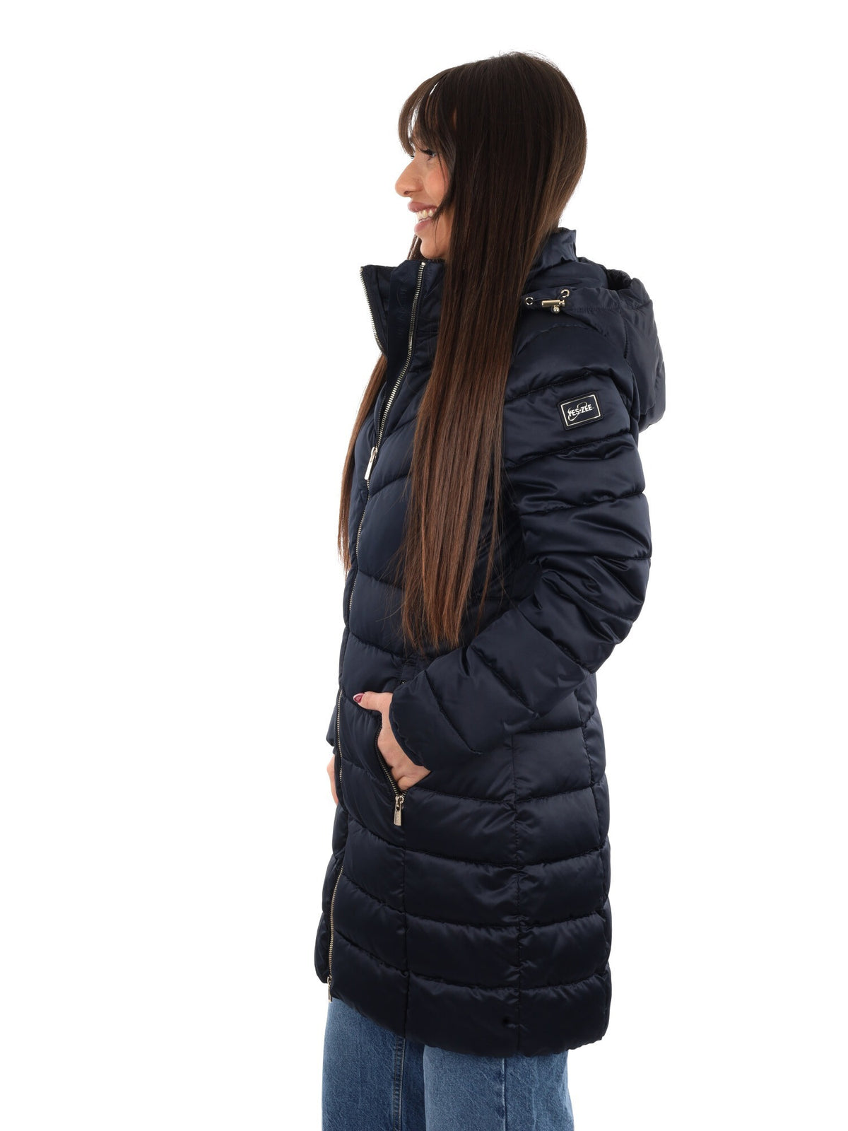 Yes zee giaccone da donna blu