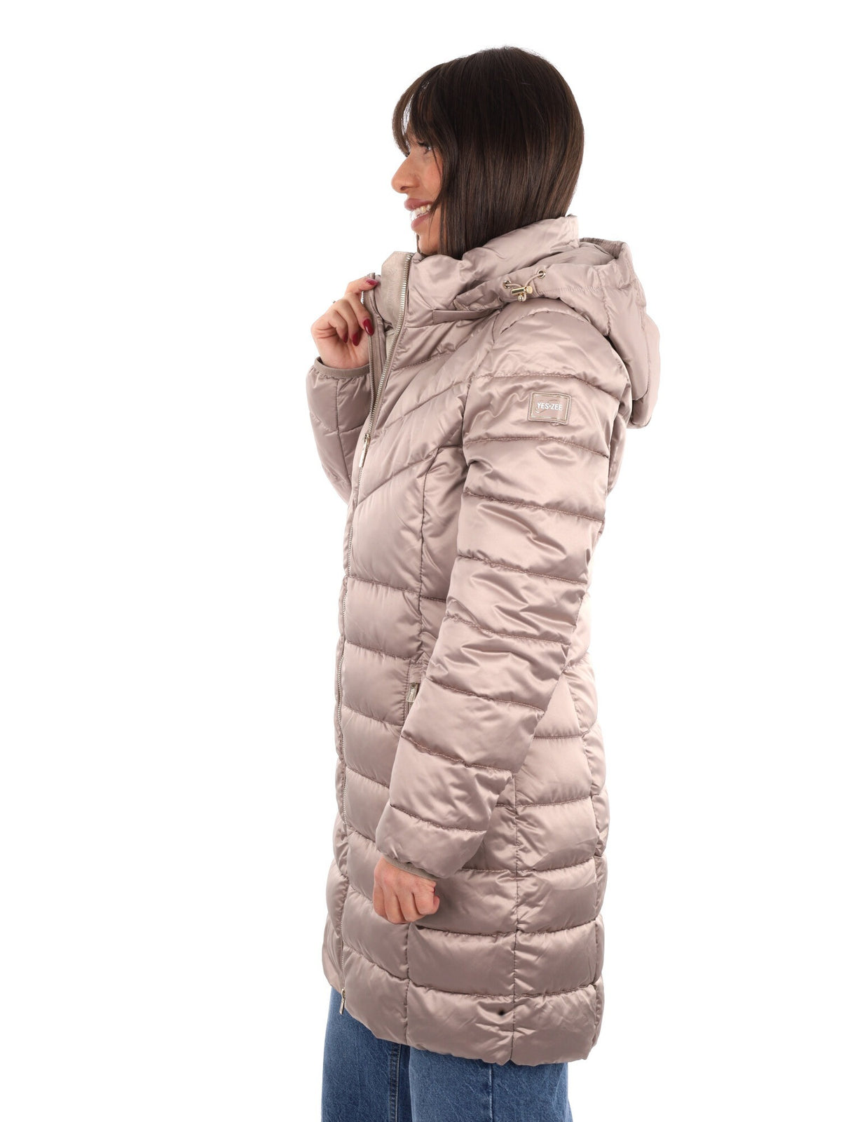 Yes zee giaccone da donna beige